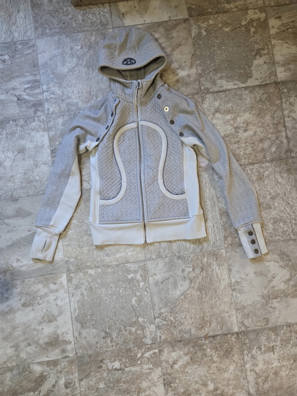 Lululemon Special Edition Ghost Herringbone Scuba Hoodie Size 6?